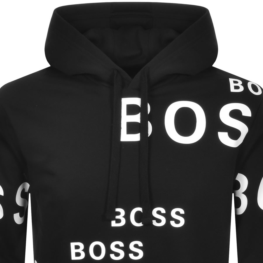 Alternative Image for ProductBOSS Seeger 33 Logo Pullover Hoodie Black2